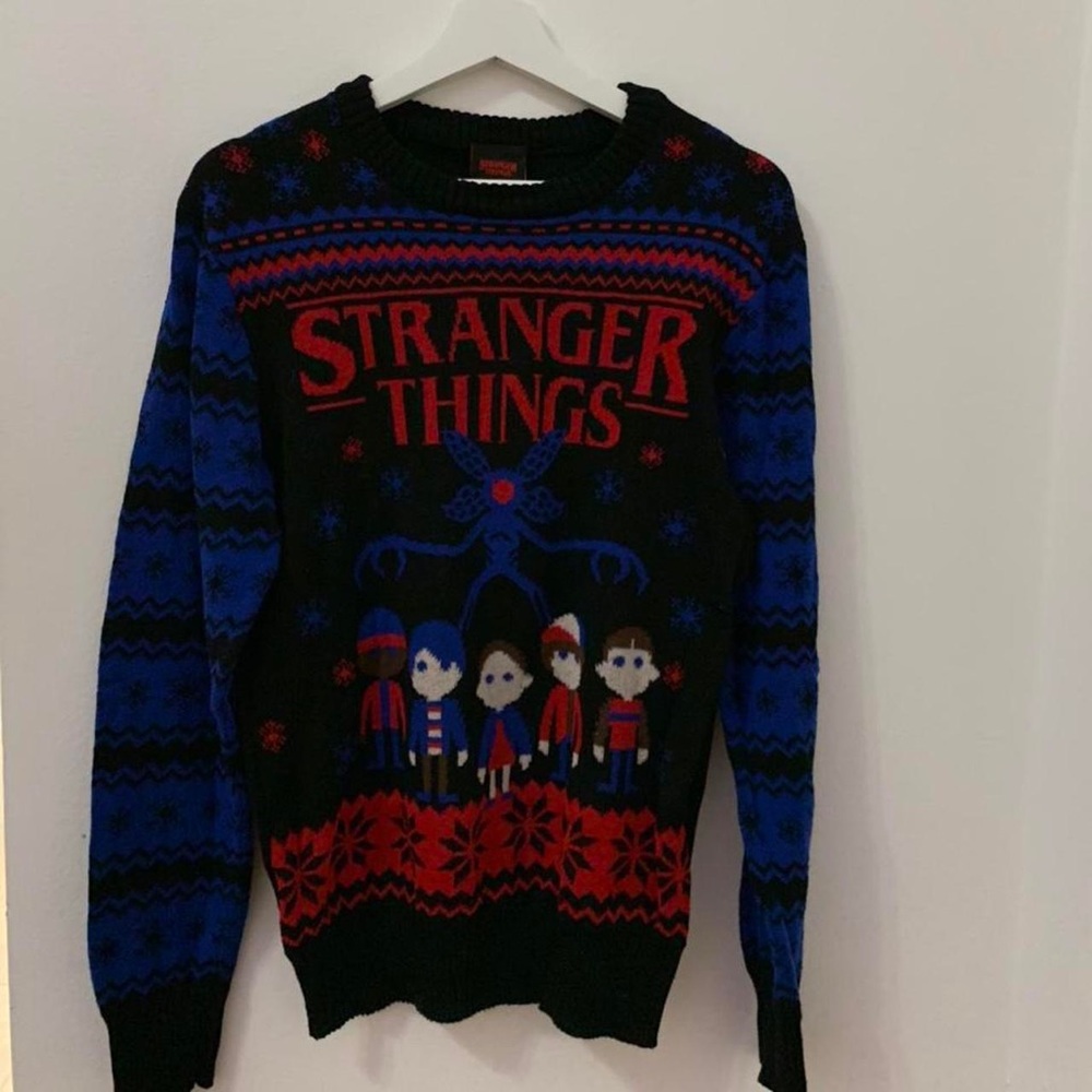 Stranger Things ugly Christmas Sweater